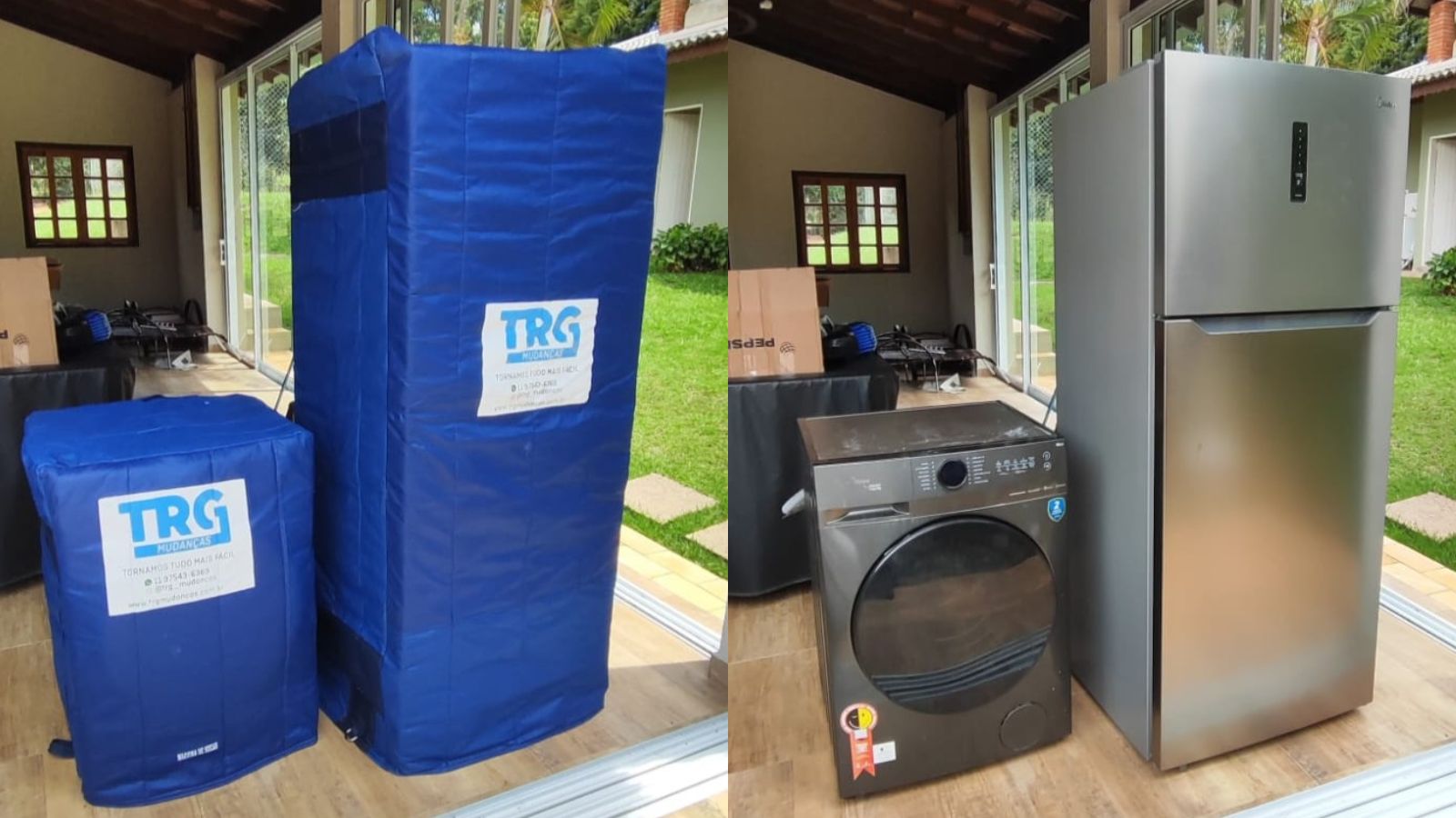 Mudança residencial - Embalagem de móveis