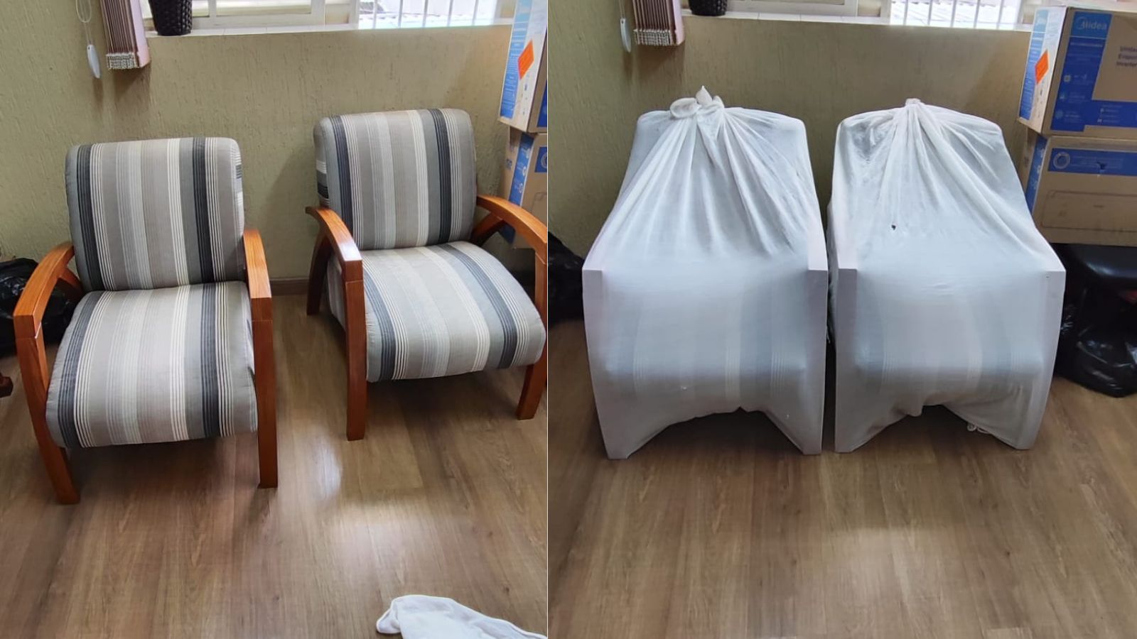 Encaixotamento profissional de louças